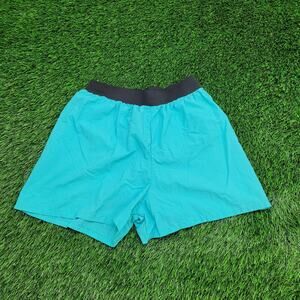 Vintage 70s Gym Shorts Womens M/L Blue